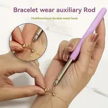 Help Wear Bracelet Tool  Partner Jewelry Helper Fastening Aid Quickly Unfasten Hooking Equipment Pliers Clasps Ties Zipper Craft